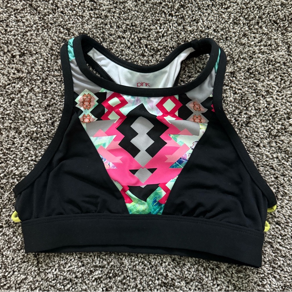 Pink Lotus sports bra - size small